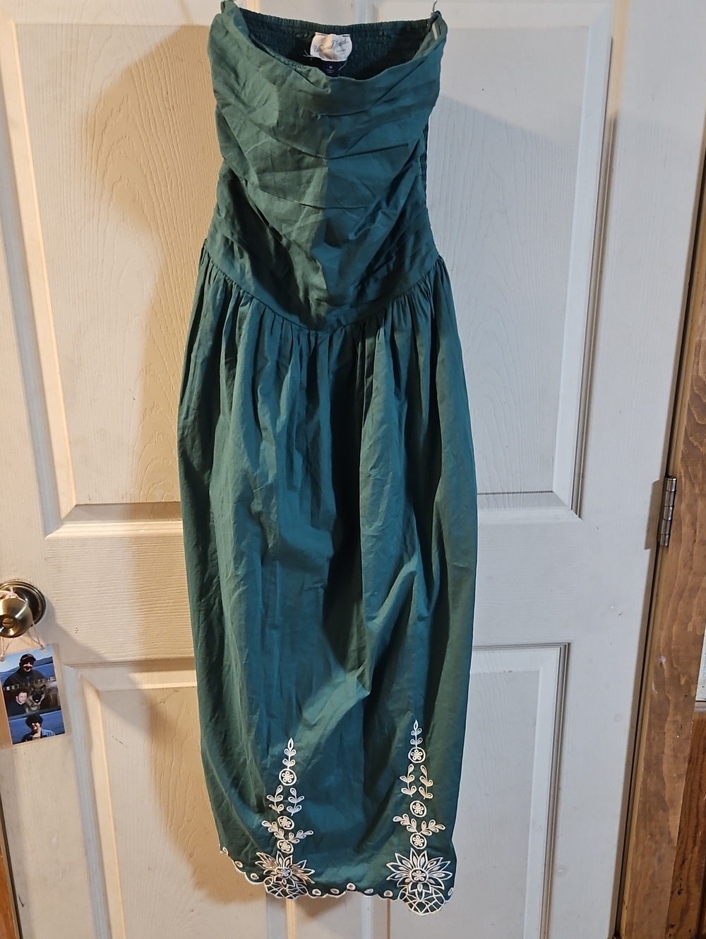 UNIVERSAL THREAD Women's Strapless Midi Sundress: Green: NEW WITH TAGS: SIZE M